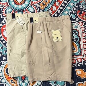 2 Lone Cypress Pebble Beach Men's Beige Tailored Shorts
